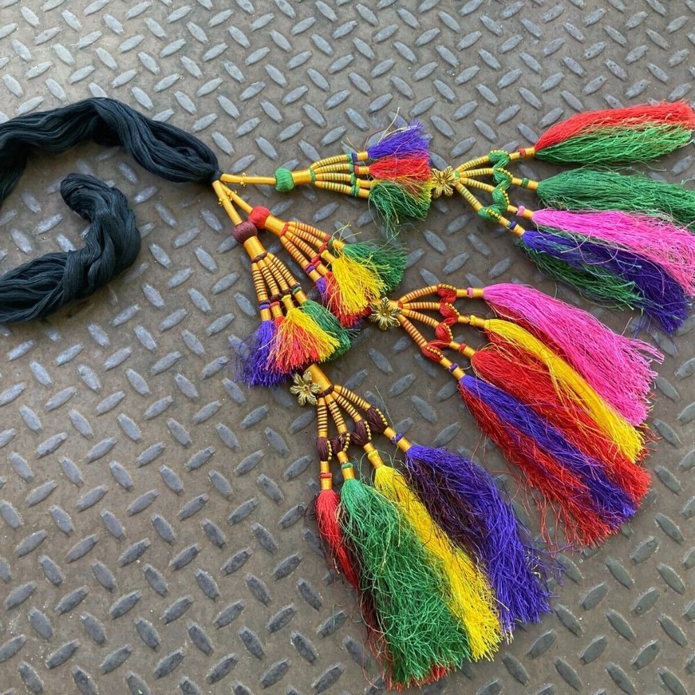 Hair Paranda Cultural Hair Braider Accessory Multi Color Ethnic Pranda New